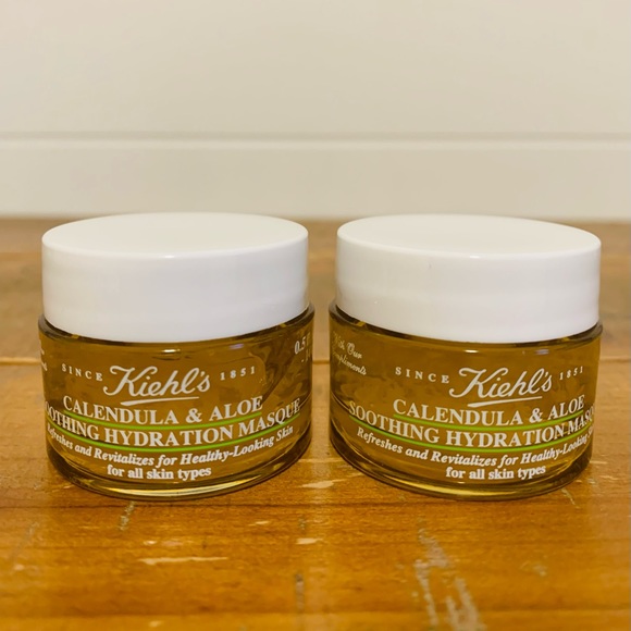 2pk Kiehl’s Calendula & Aloe Soothing Hydration Mask - Picture 1 of 3